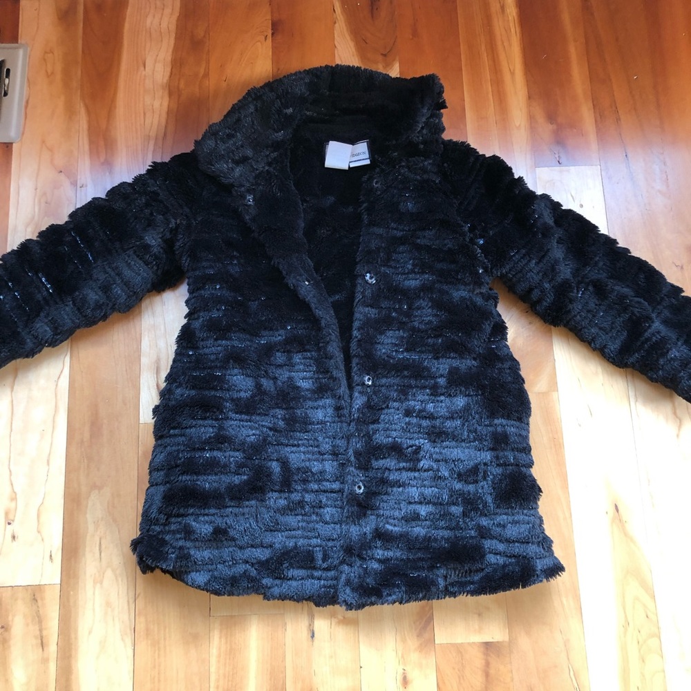 Black Sequin American Widgeon Coat 6X